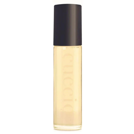 Cuccio bottle front view showing brand and compact size benefit