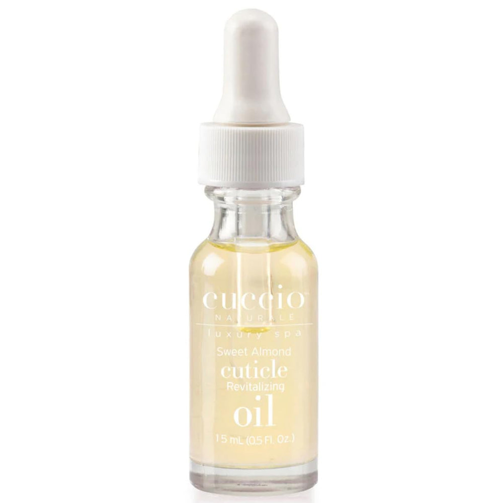 Cuccio oil on skin texture close-up, shows fast absorption and non-greasy feel