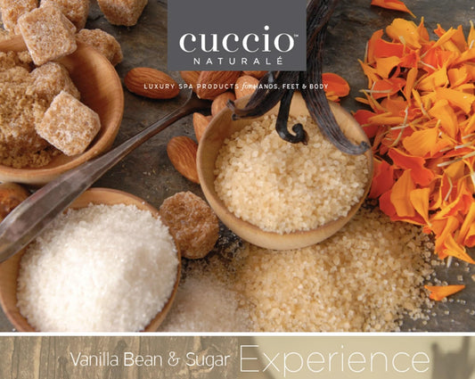Cuccio Vanilla Bean & Sugar close-up texture demonstrating creamy, fast-absorbing butter