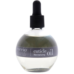 Cuccio front bottle showing vanilla berry scent and compact design for easy storage
