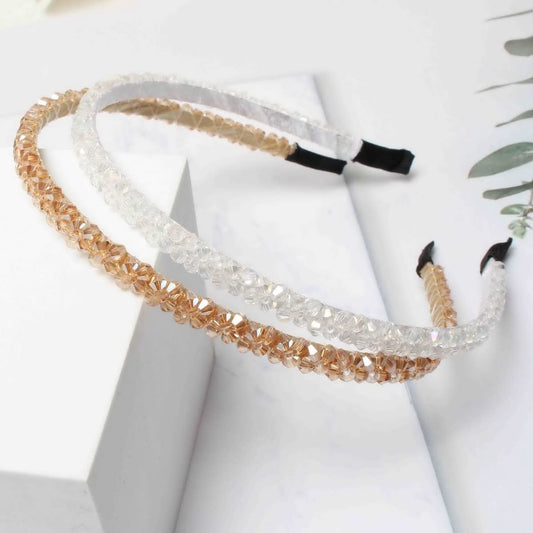 Cuizhiyu close-up of rhinestone detail highlighting sparkle and secure bead setting