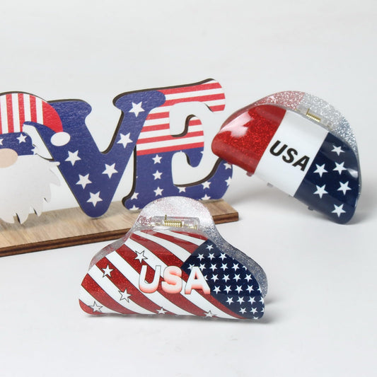 Cuizhiyu close-up of printed stars and stripes acrylic delivering bold patriotic color