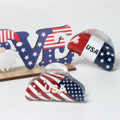 Cuizhiyu close-up of printed stars and stripes acrylic delivering bold patriotic color