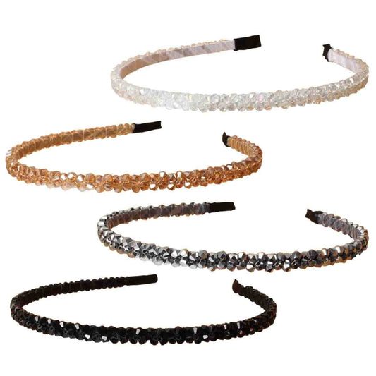 Cuizhiyu front view of four-pack headbands showing packaging and colors for easy selection