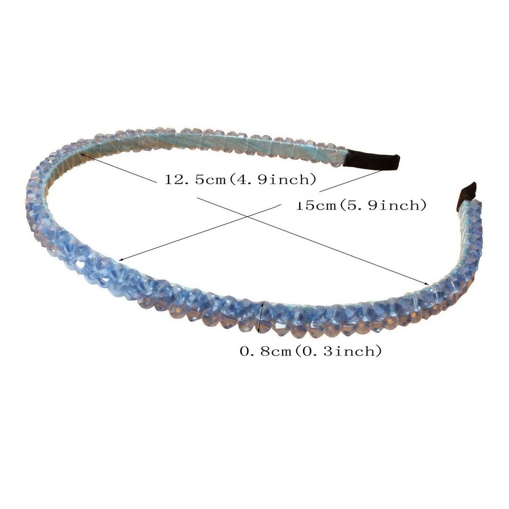 Cuizhiyu headband worn in half-up hairstyle, keeps hair tidy