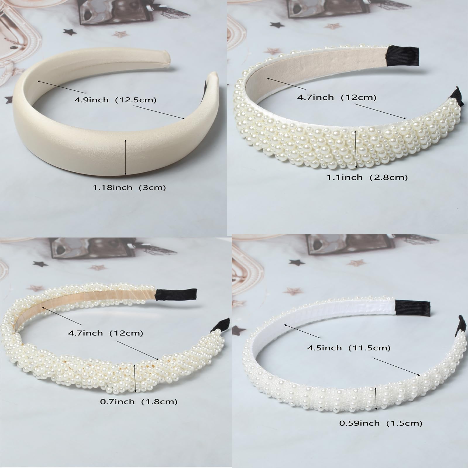 Cuizhiyu headband styled in bridal updo showing delicate elegance for weddings