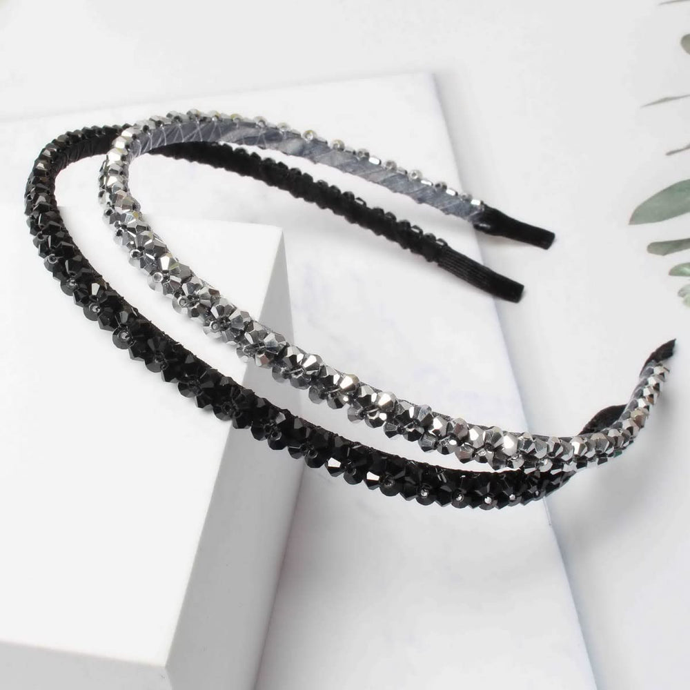 Cuizhiyu side profile of headband curve showing slim metal frame and comfortable fit