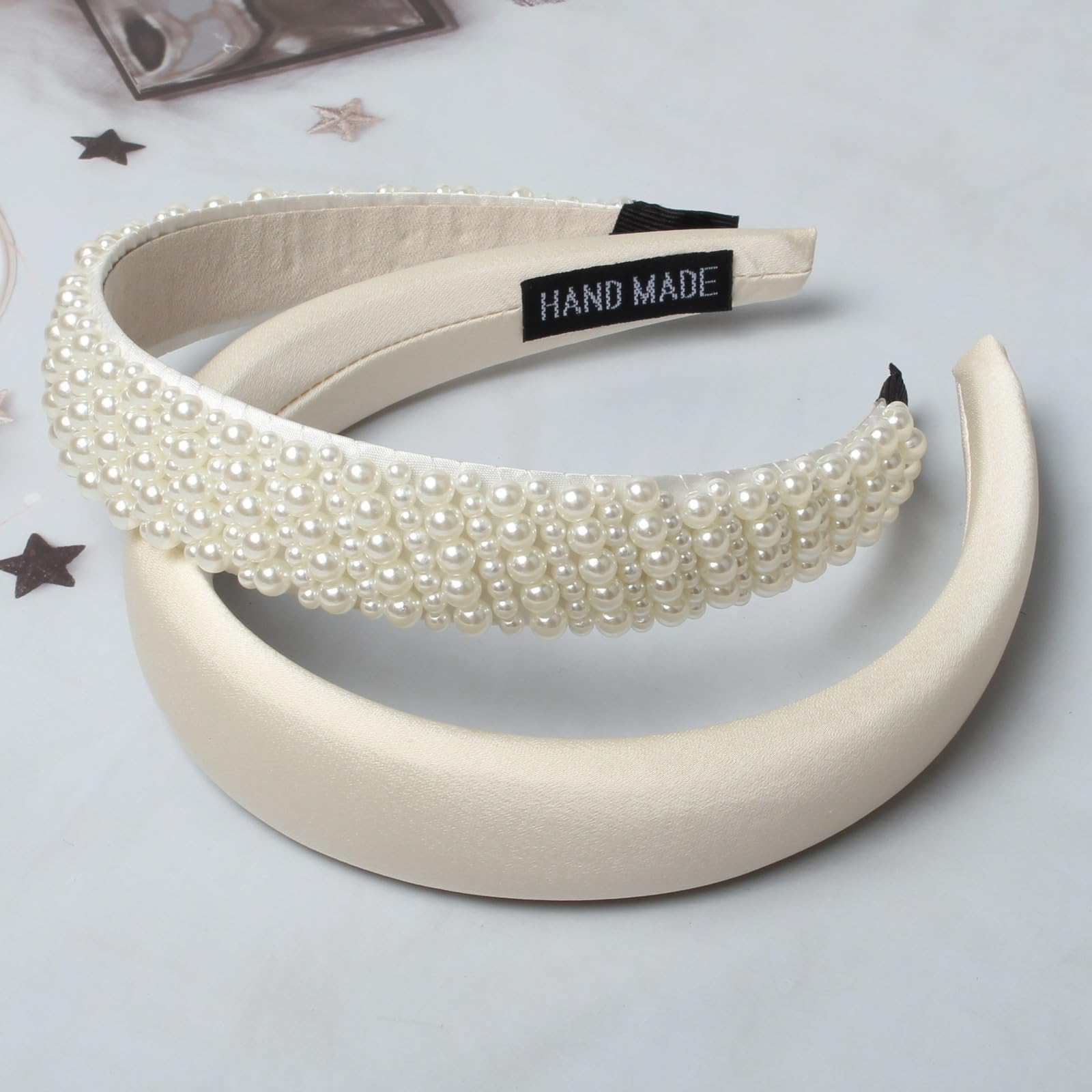 Cuizhiyu five different headband designs laid flat offering quick outfit options