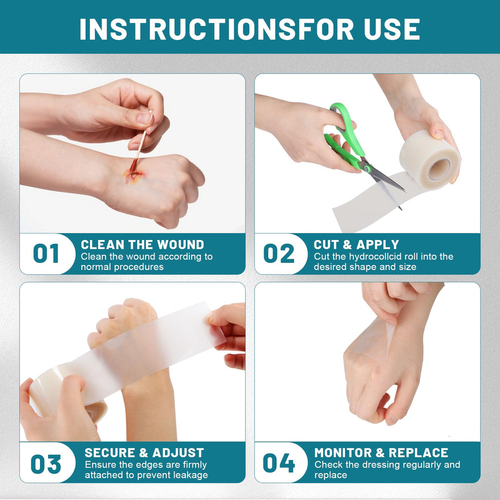 CUKWUYBY hydrocolloid dressing conforming to elbow for mobility