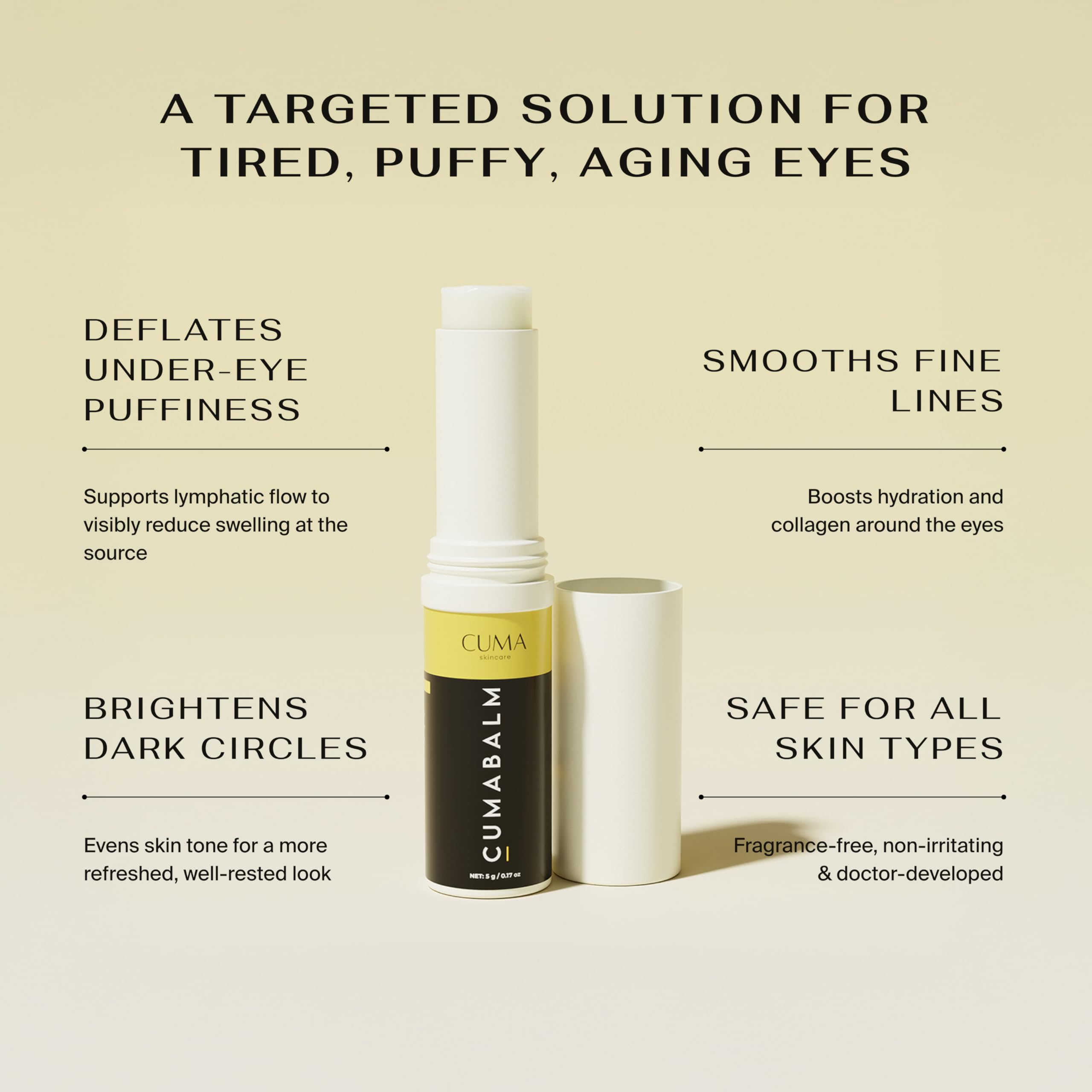 CUMA CumaBalm balm texture close-up highlighting smooth, melt-in consistency