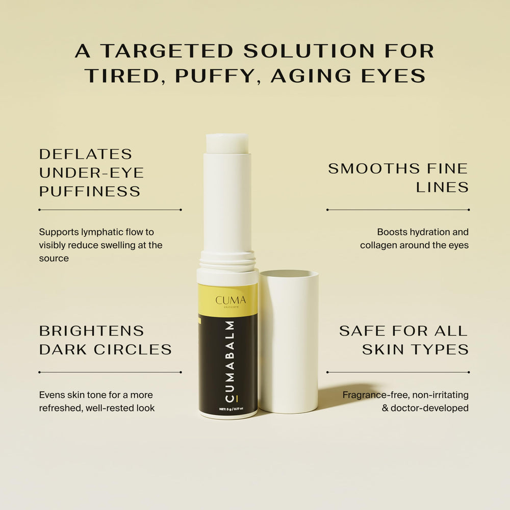CUMA CumaBalm balm texture close-up highlighting smooth, melt-in consistency