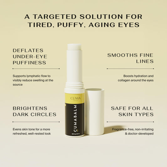 CUMA CumaBalm balm texture close-up highlighting smooth, melt-in consistency