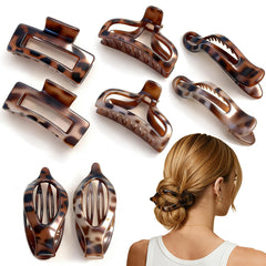 CUNLU front packaging showing full 8-piece matte tortoiseshell set and neat storage