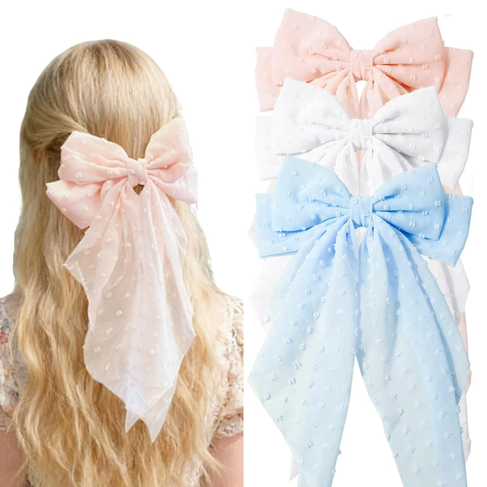 Cupeou three bows front view showing bright colors and elegant style benefit