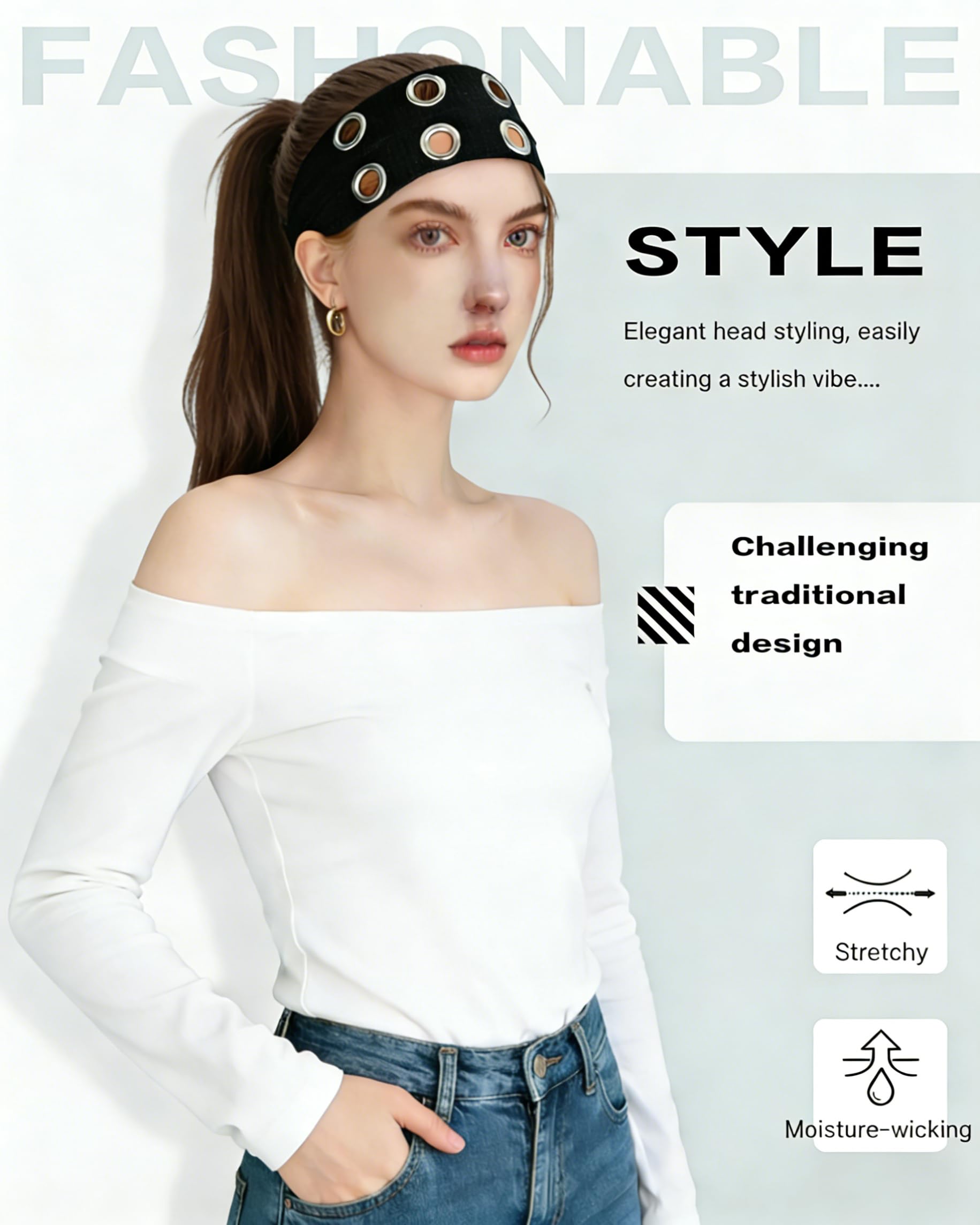 Cupeou boxed set of headbands shown for gifting or bulk everyday replacement