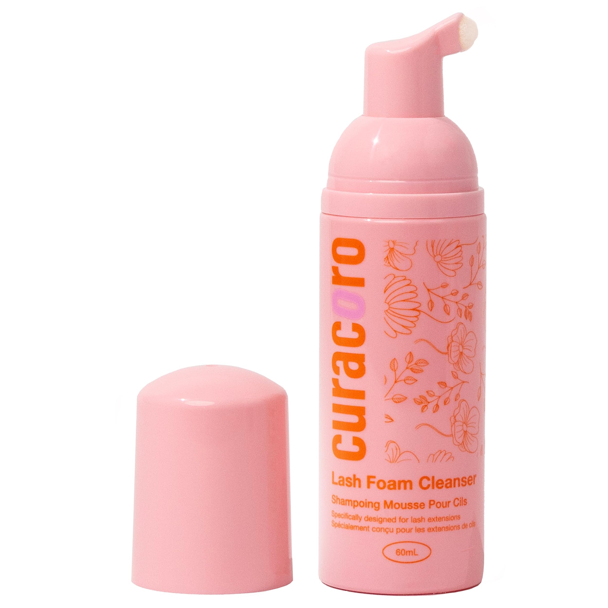 CURACORO front bottle 60ml showing brand and product benefit of gentle cleansing
