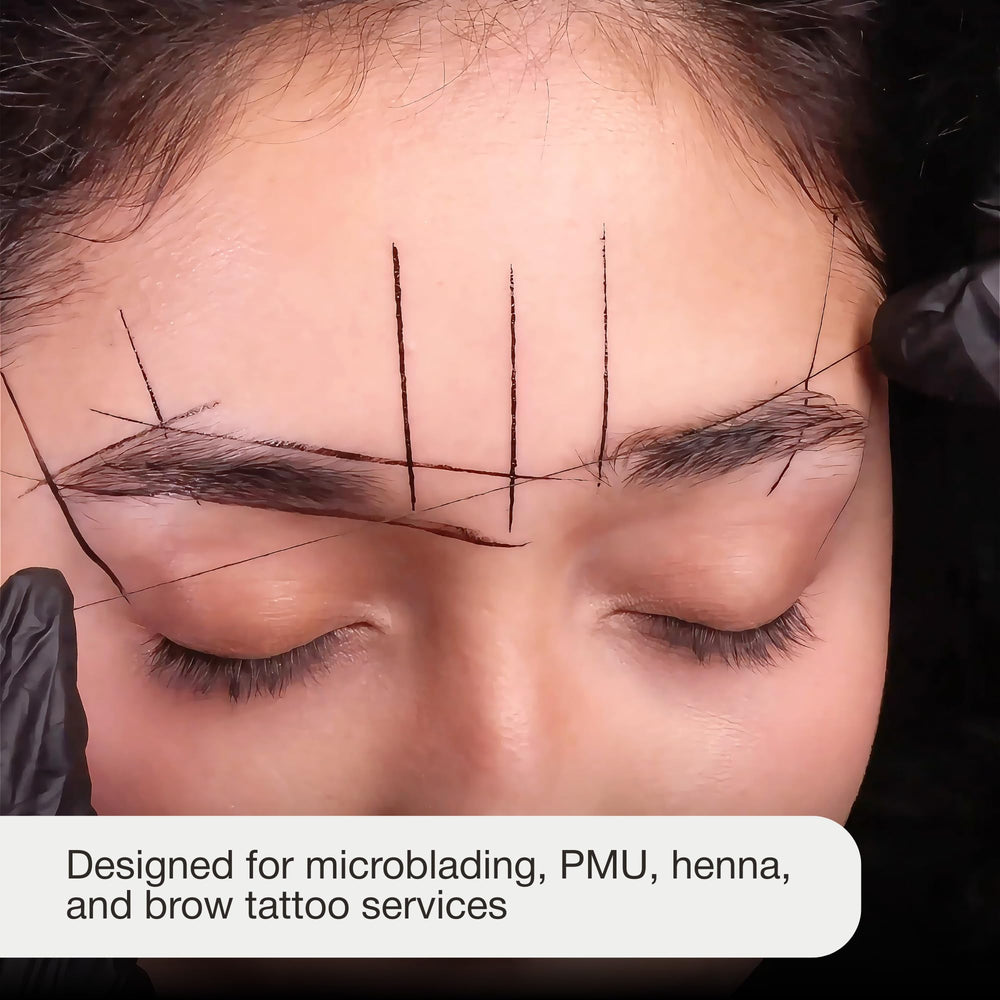 CURACORO mapping string in use creating symmetrical brow guidelines