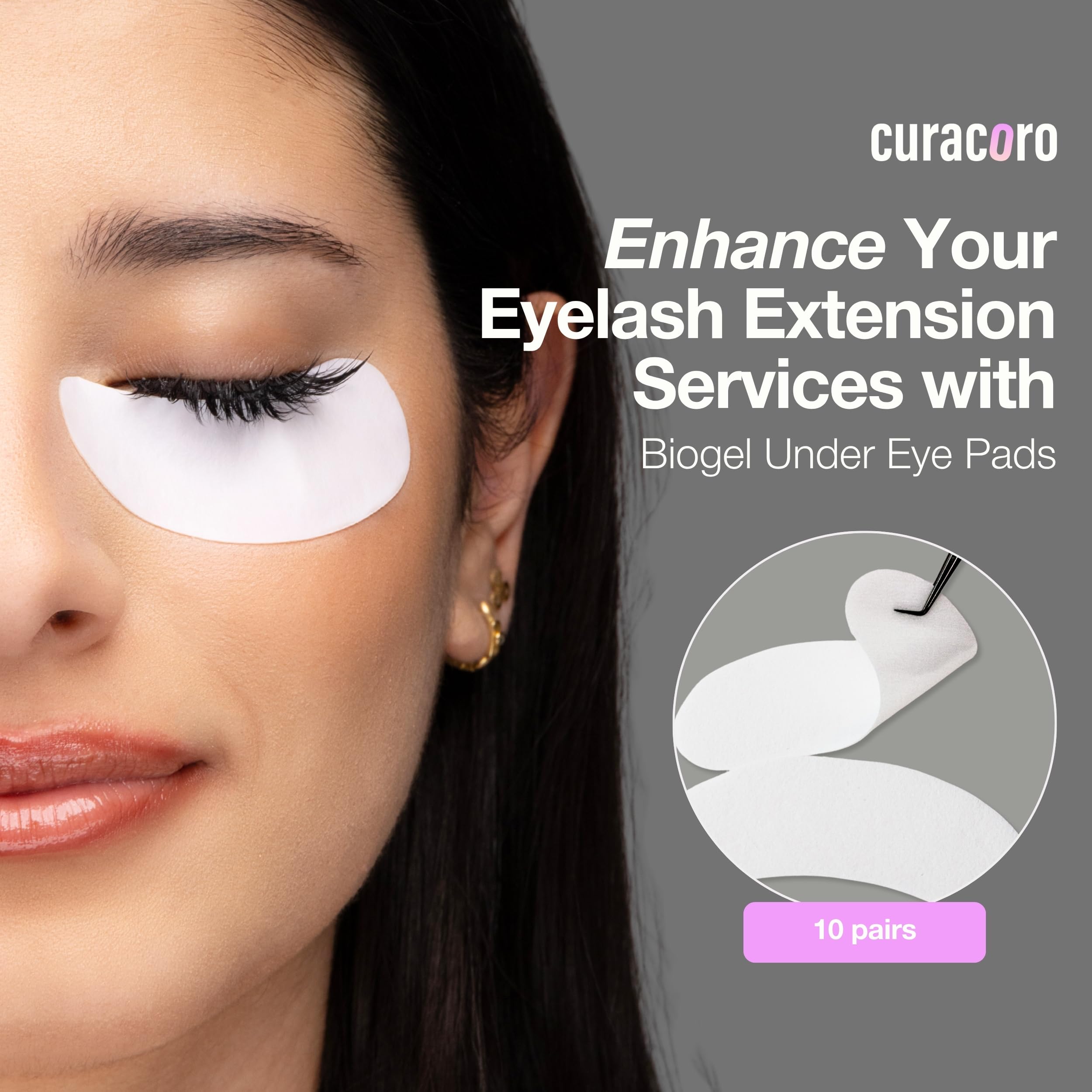 CURACORO salon lifestyle application showing professional time-saving benefit