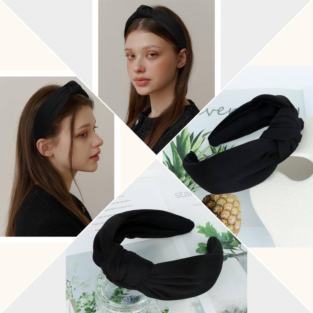 CURASA model wearing headband demonstrating polished everyday styling benefit