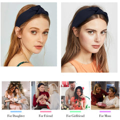 CURASA headband worn during workout keeping hair away from face