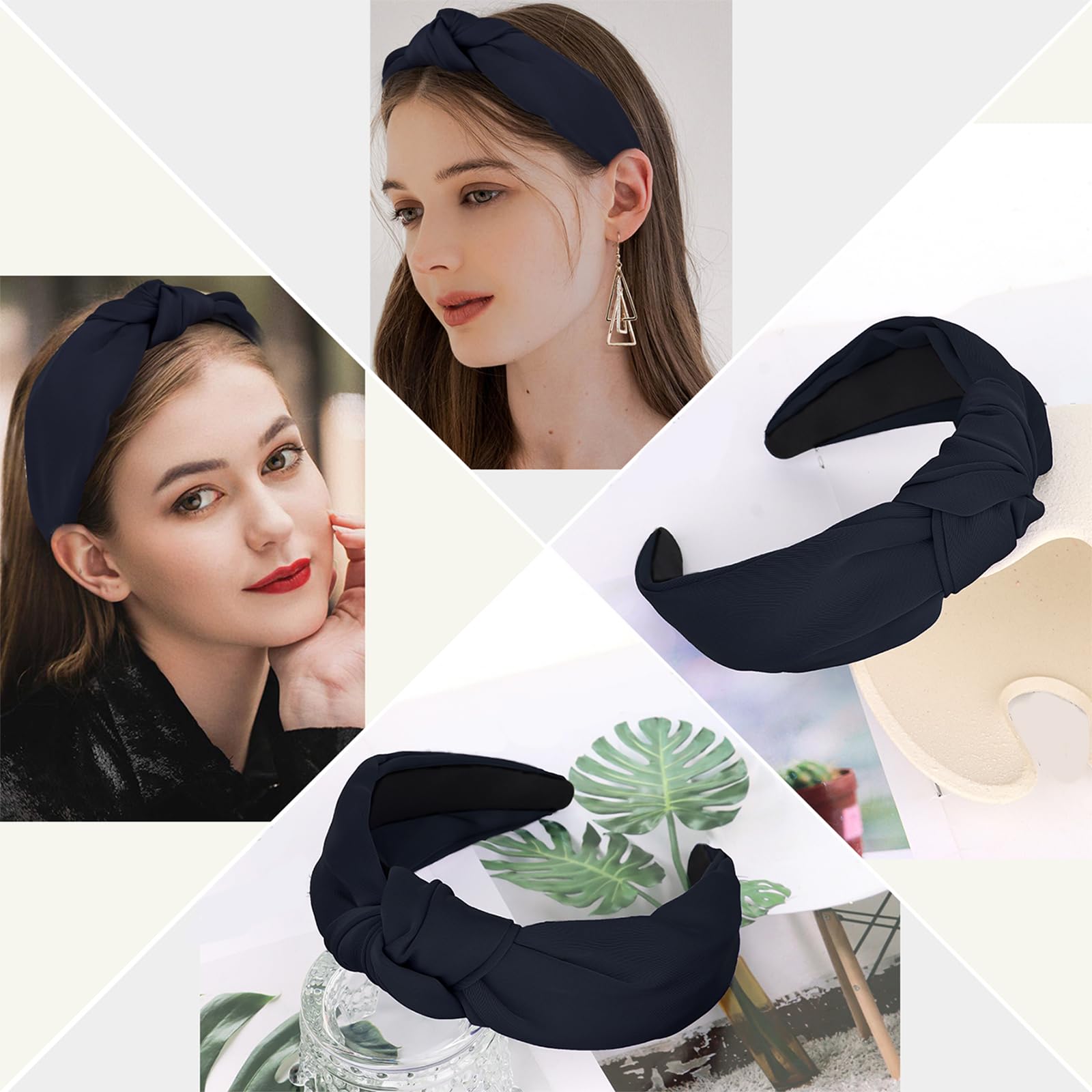 CURASA headband next to ruler showing 5.3 inch diameter for size