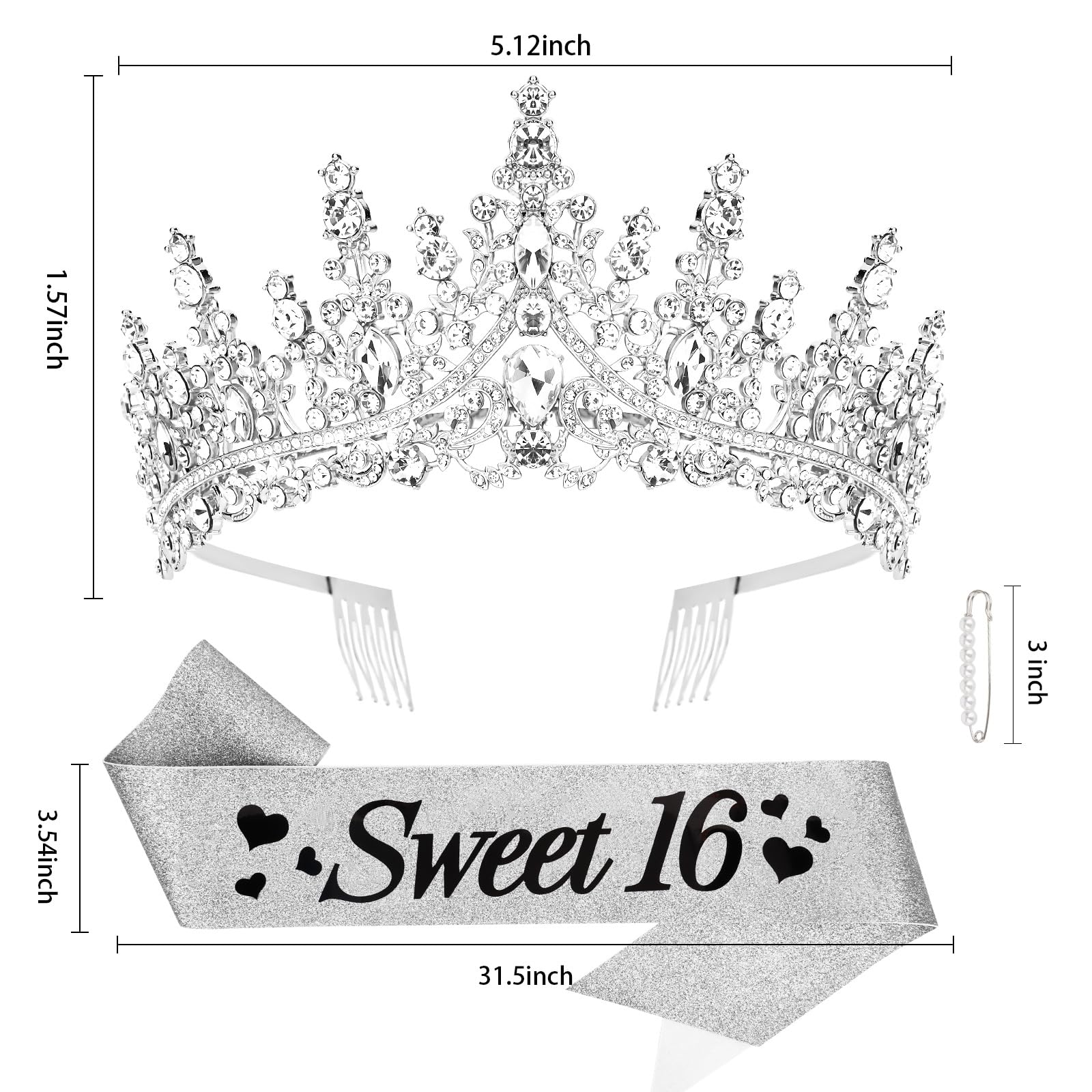 CURASA sash beside a ruler showing 62-inch length for adjustable fit