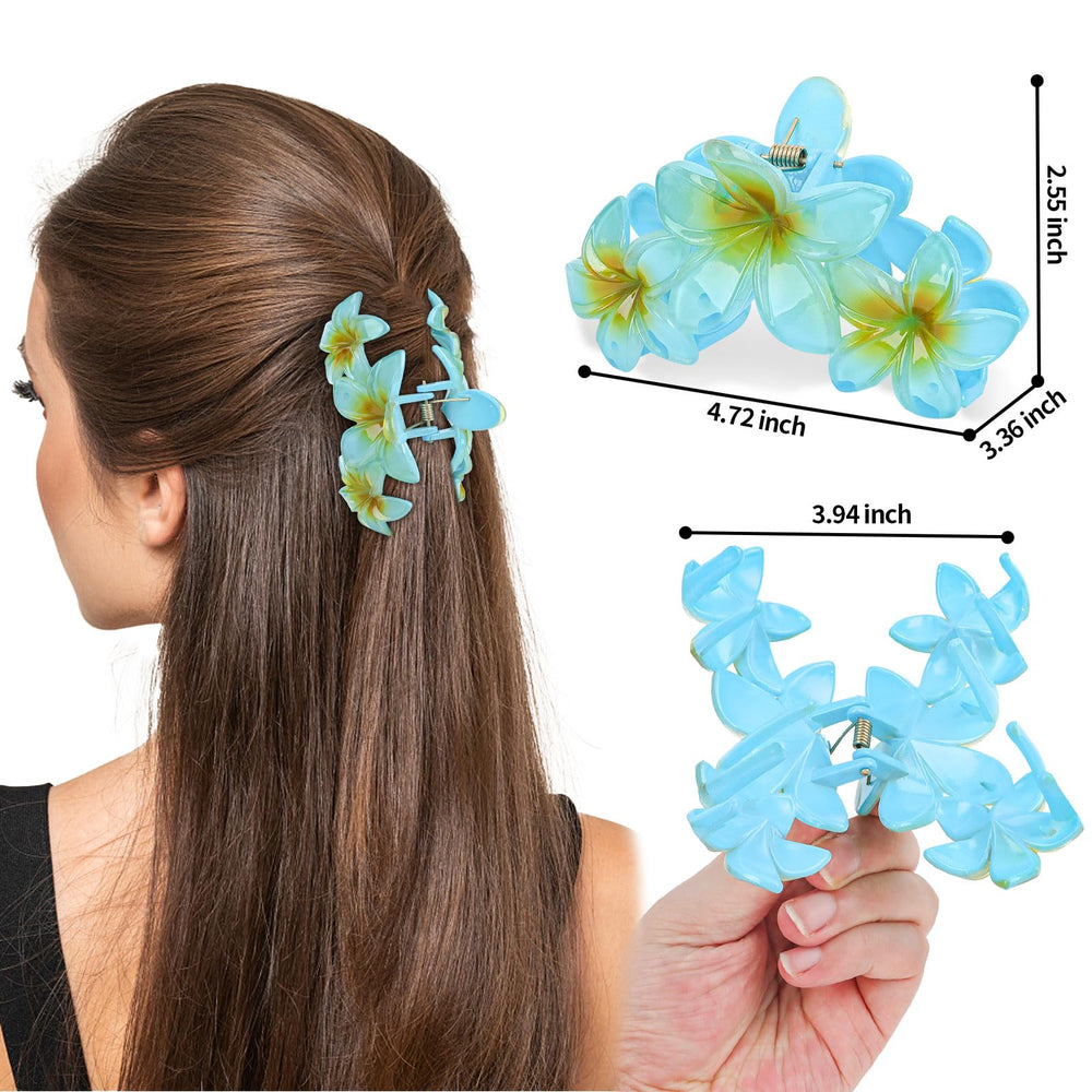CURASA clip held in hand showing large size and capacity for thick hair