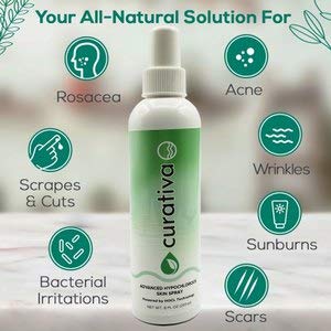 Curativa Bay used on face in lifestyle setting for daily routine