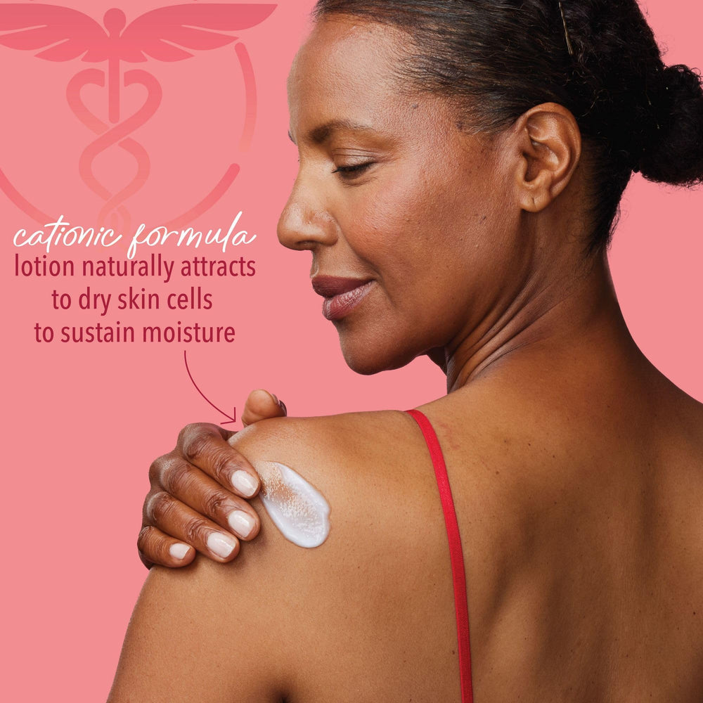Curel on elbow and knee showing targeted moisture for rough patches benefit