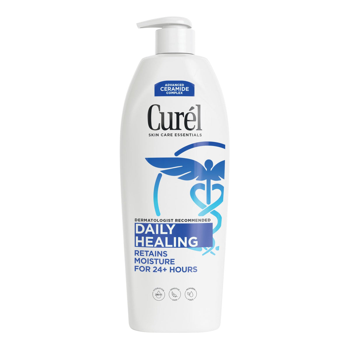 Curel front packaging 20 oz showing clean label and product benefit