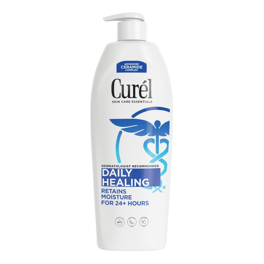 Curel front packaging 20 oz showing clean label and product benefit