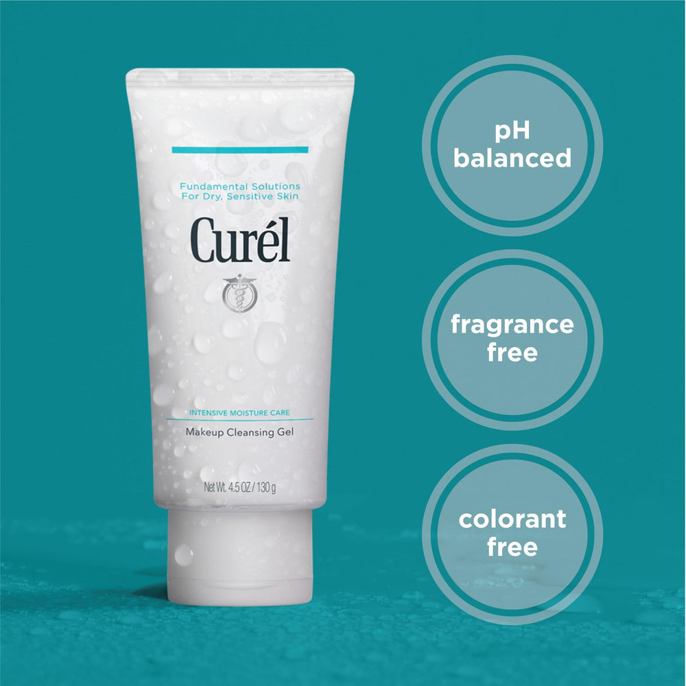 Curel gel texture closeup highlighting smooth hydrating consistency
