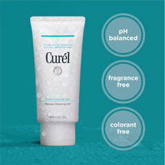 Curel gel texture closeup highlighting smooth hydrating consistency