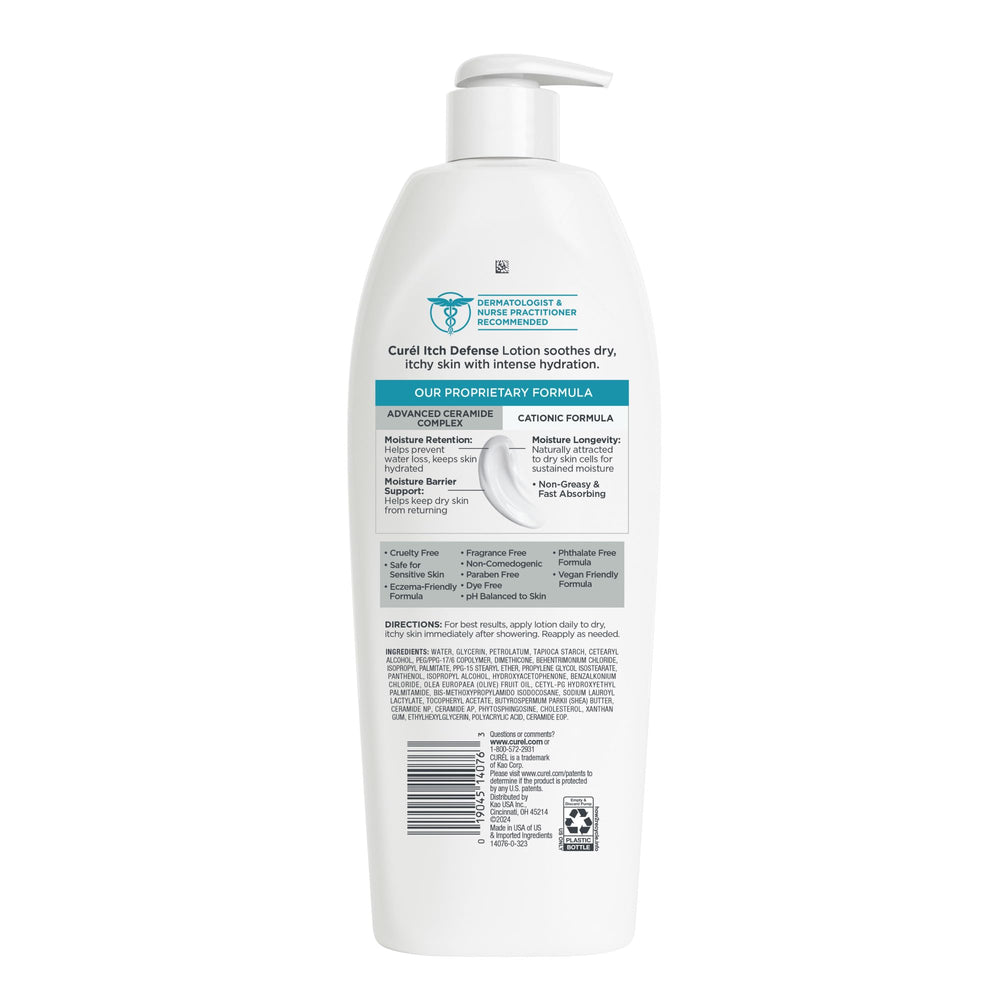 Curel bottle on bathroom shelf suggesting daily skincare routine