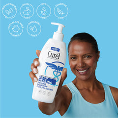Curel creamy texture closeup demonstrating fast-absorbing finish