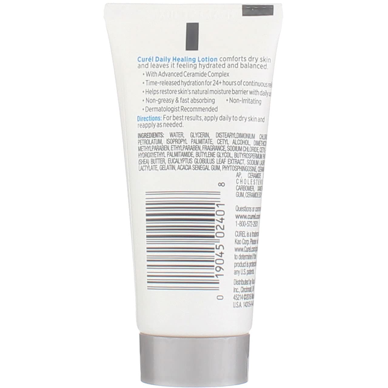 Curel travel size in a purse illustrating convenient portable hydration