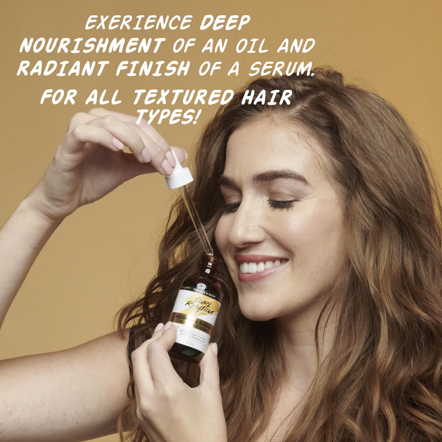 Curl Rhythm shampoo lather texture demonstrating rich slip and gentle foam