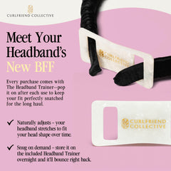 Curlfriend Collective Onyx held in hand for size comparison and lightweight benefit