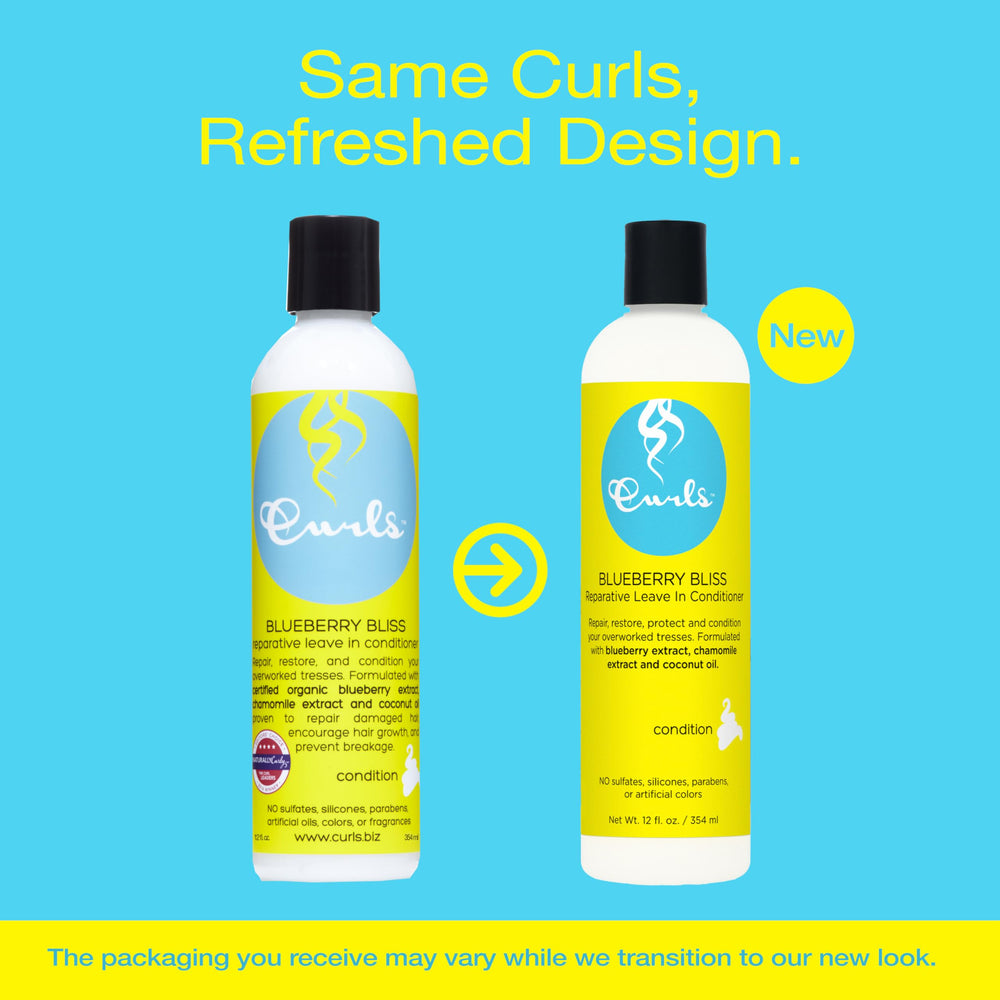 Curls pump dispenser close-up for controlled application benefit