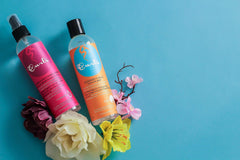 Curls Lavish Moisturizer before and after wavy hair refresh for definition