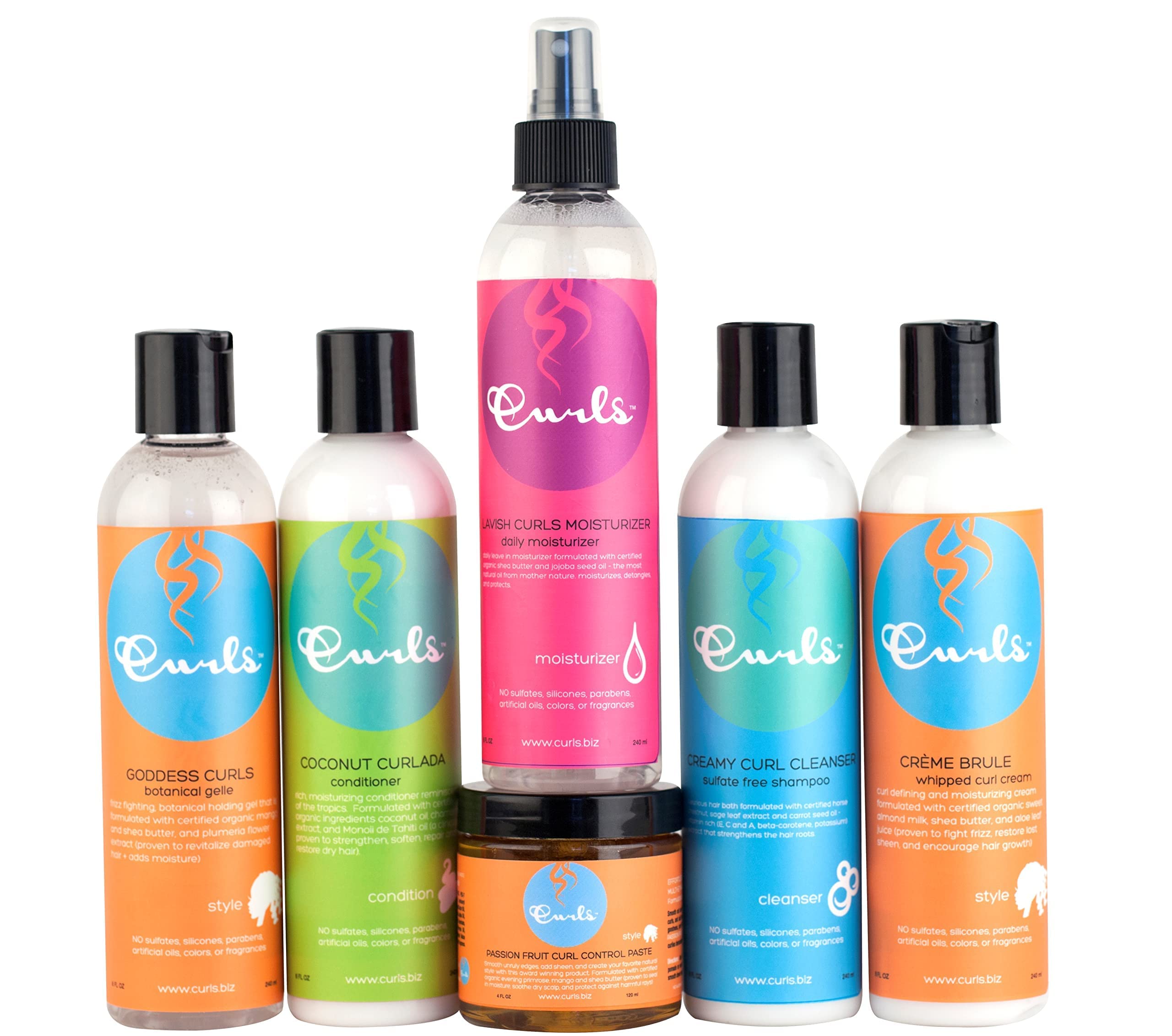 Curls Lavish Moisturizer stream sprayer close-up for precise application