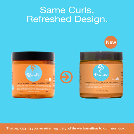 Curls paste texture close-up demonstrating smooth consistency for easy styling