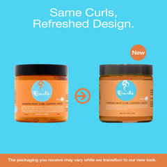 Curls paste texture close-up demonstrating smooth consistency for easy styling