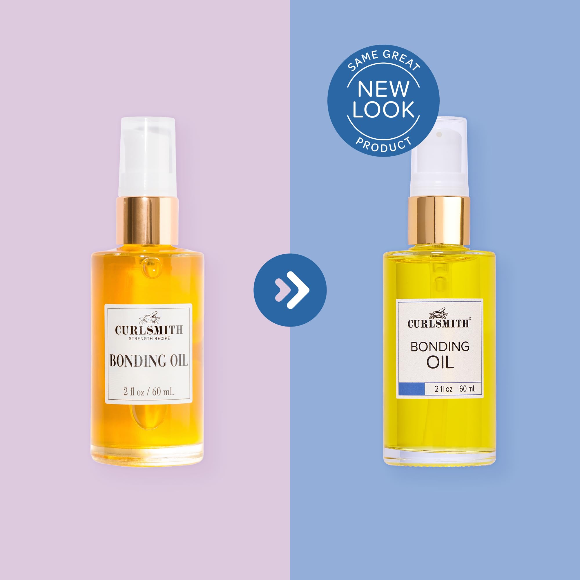 CURLSMITH applying oil to curly hair to add shine and reduce frizz instantly