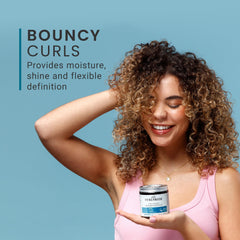 CURLSMITH dried cast on curls detail illustrating strong hold and curl memory