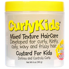 CurlyKids front jar view showing clean kid-friendly packaging and easy use