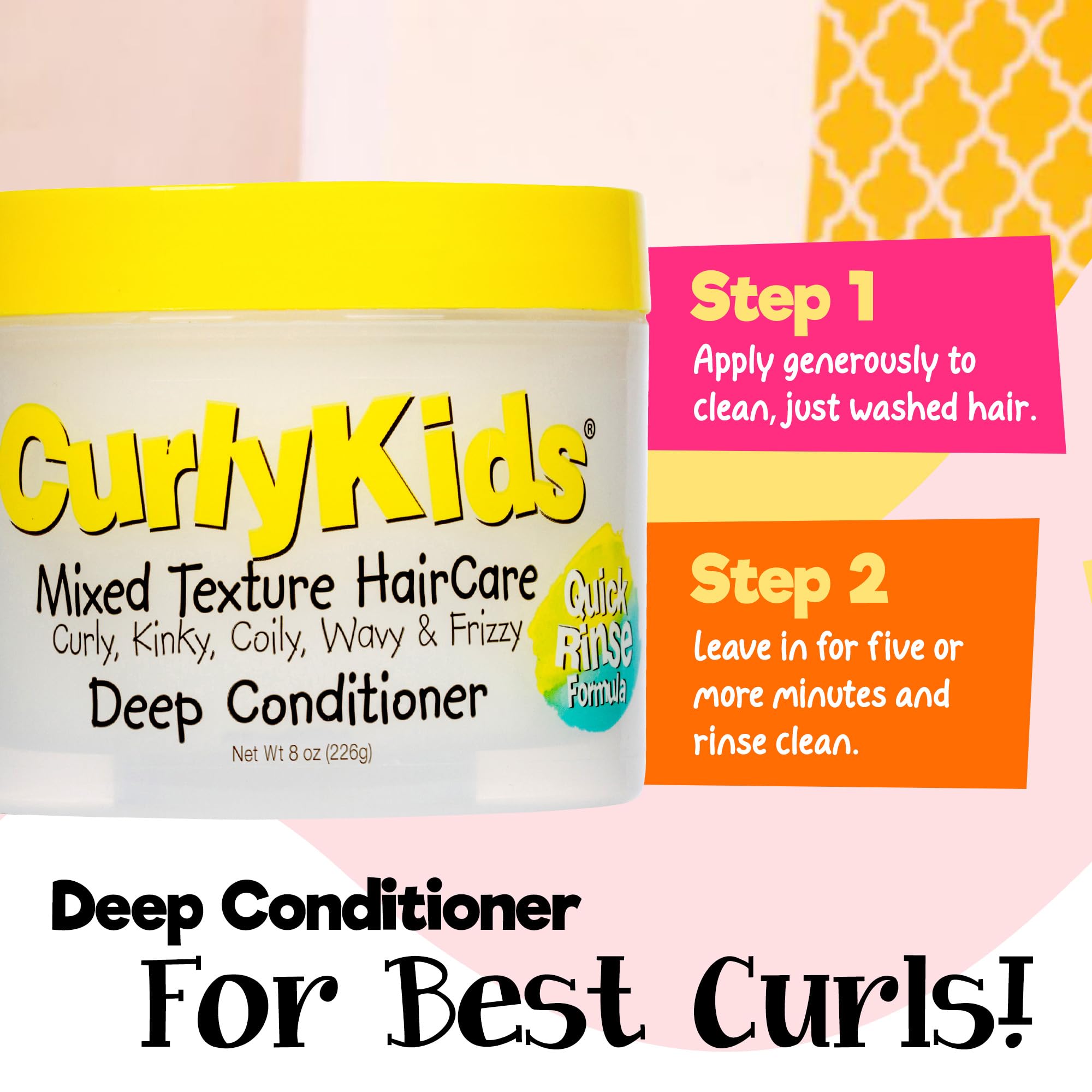 CurlyKids open cap revealing creamy formula that absorbs quickly