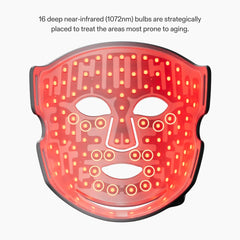 CurrentBody Veritace NFC card beside mask proving authenticity and user confidence