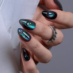 CurvLife close-up of almond soft gel texture showing flexible fit