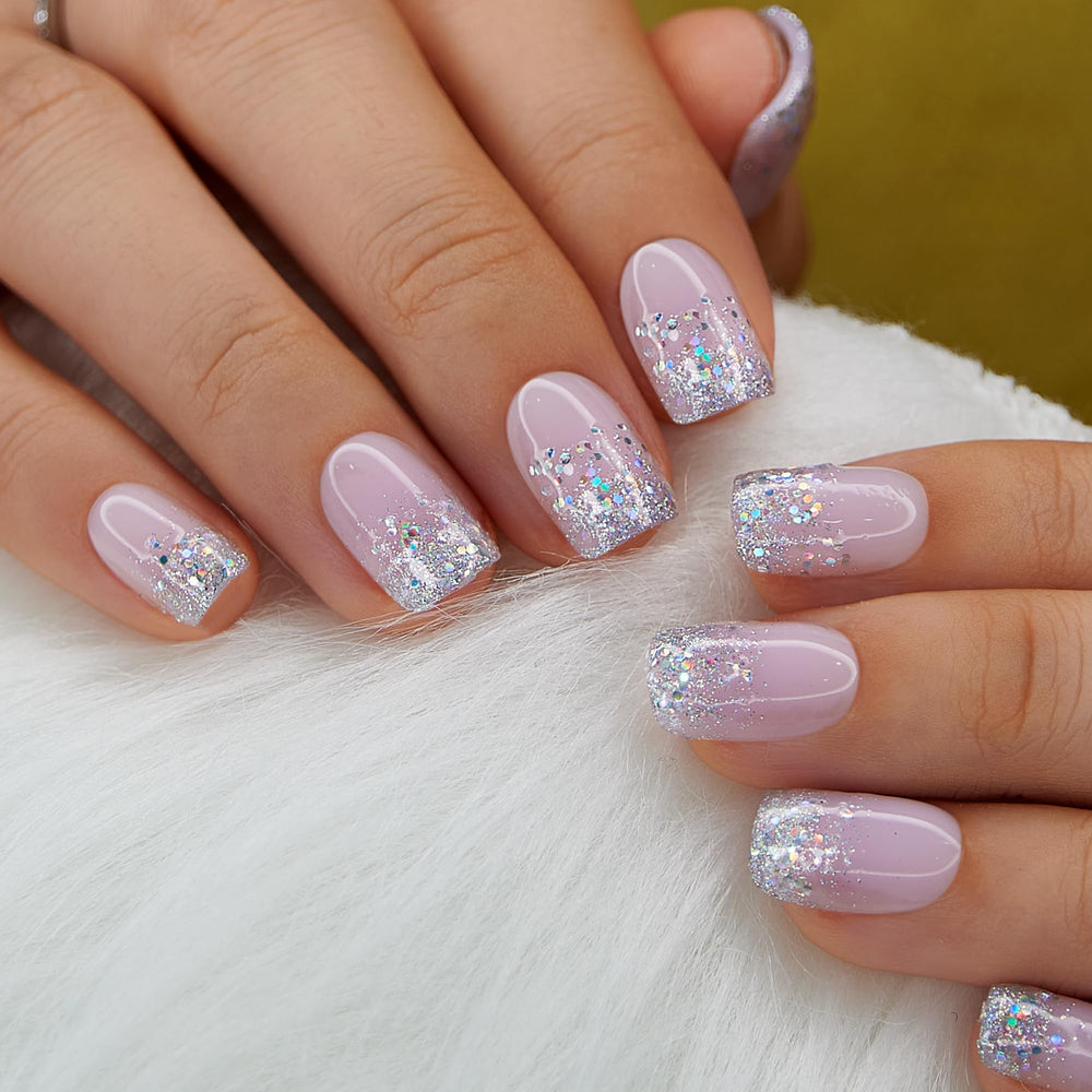 CurvLife included tools and nail glue arranged to show everything needed for quick application